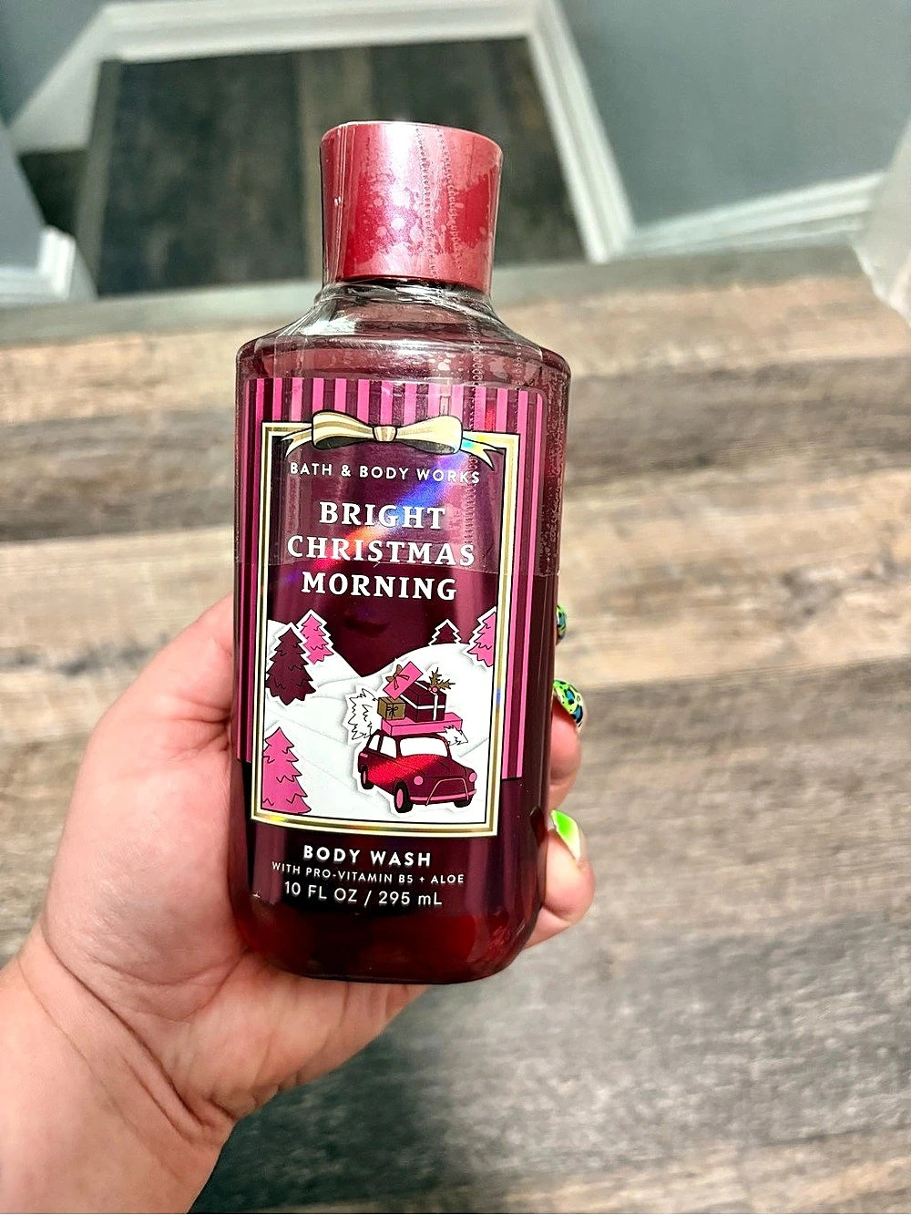 Bath & Body Works Bright Christmas Morning Body Wash Red